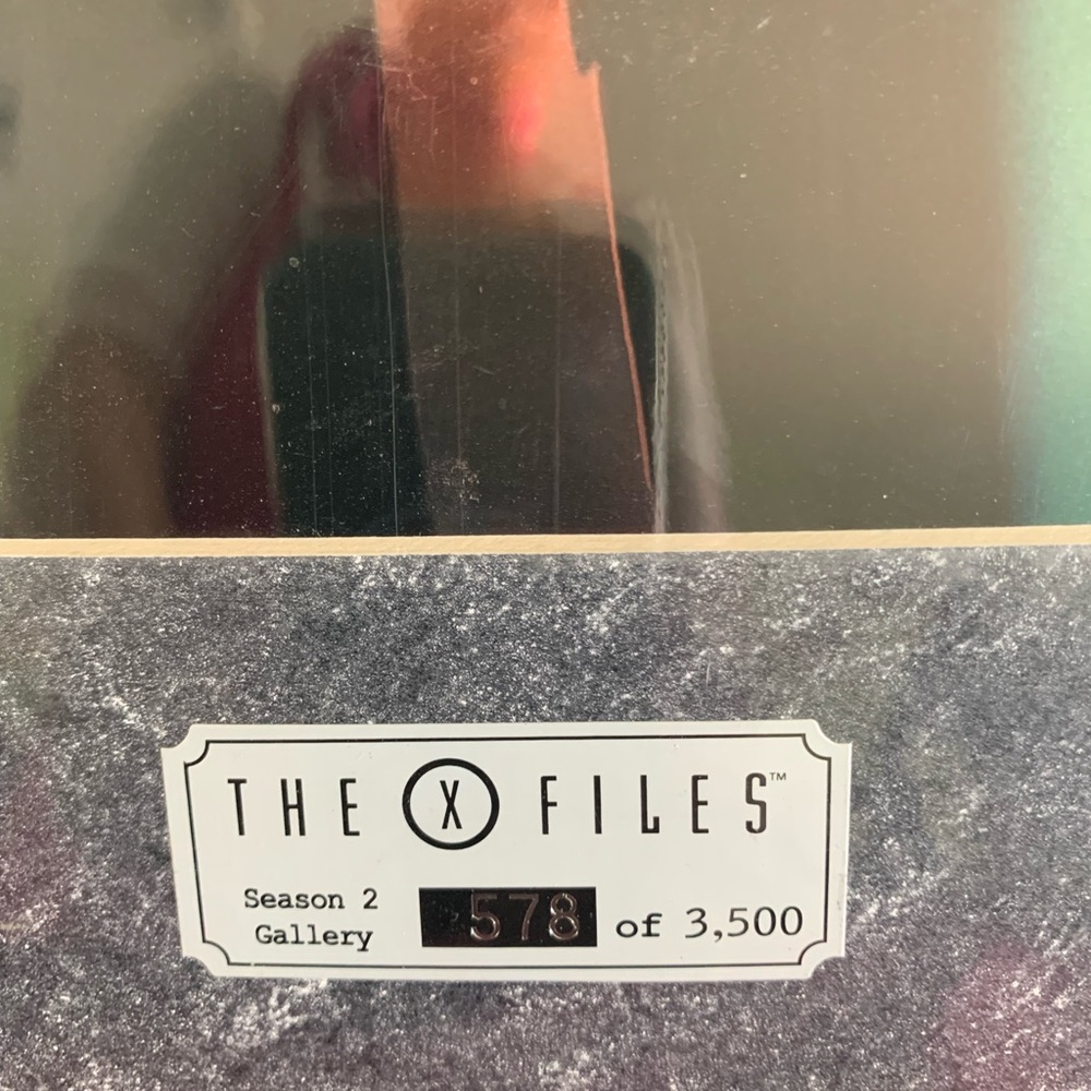 1996 X-Files ChromeArt Collectible TWO 8"x10" Matted Print - Picture 2 of 6